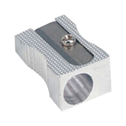 Metal Mini Pencil Sharpener Aluminum Alloy Single Hole 1
