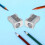 Metal Mini Pencil Sharpener Aluminum Alloy Single Hole 6
