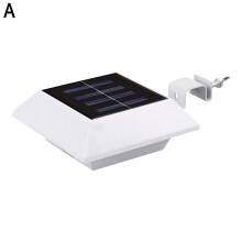 Kit com 6 Luminárias Solares de LED para Calha e Montagem em Parede Externa