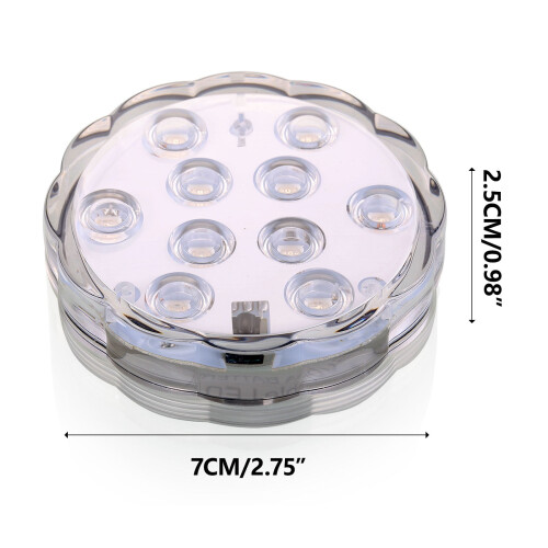 Fankiway, lampada subacquea a LED per acquario con telecomando. 2