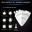 Αποτριχωτική συσκευή προσώπου Fankiway για γυναίκες, 7 σε 1, για όλους τους τύπους 7