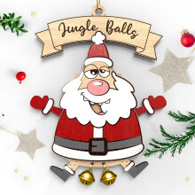 Grinch Christmas Ornament Set Black and White 6 pcs