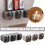Coffret à épices, bocaux à épices, 6 pièces 3