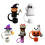 Silikon Halloween-koppkorksett, gjenbrukbare, 5 stk. 2