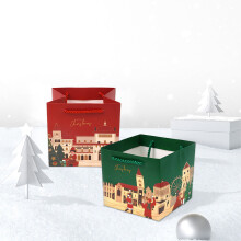 Christmas gift bags reusable tote style 12 pcs