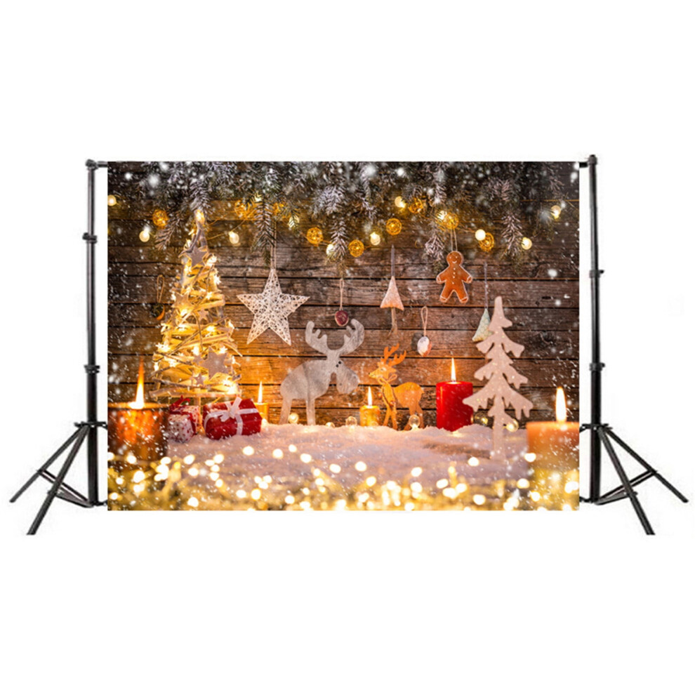 Christmas Backdrop Vinyl 5X3 Ft Indoor Outdoor Fireplace 301029672637