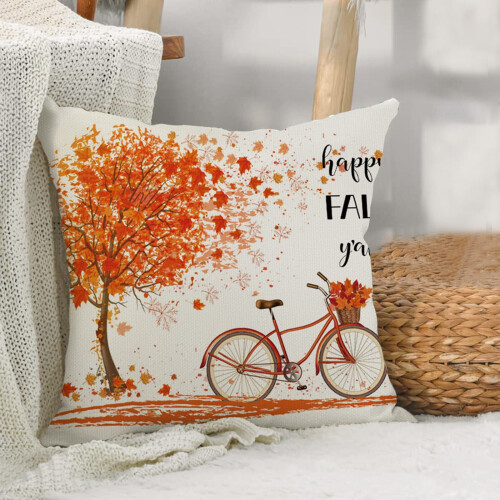 Capas de almofada Ympuoqn para Halloween e Ação de Graças, 45x45 cm (18x18 polegadas)