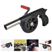 BBQ Fan Air Blower Portable Hand Crank 1 Piece