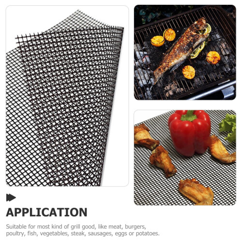 Grillmatte med non-stick-belegg, gjenbrukbart grilltilbehør 2