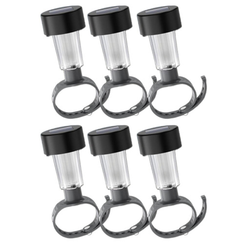 Giyblacko Solar Pool Lights Warm LED6Pack 1