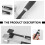 Køkkenkødmørnerhammer aluminiumslegering 6