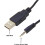 Nabíjecí kabel USB na 2,5mm samec pro sluchátka JBL Synchros 3