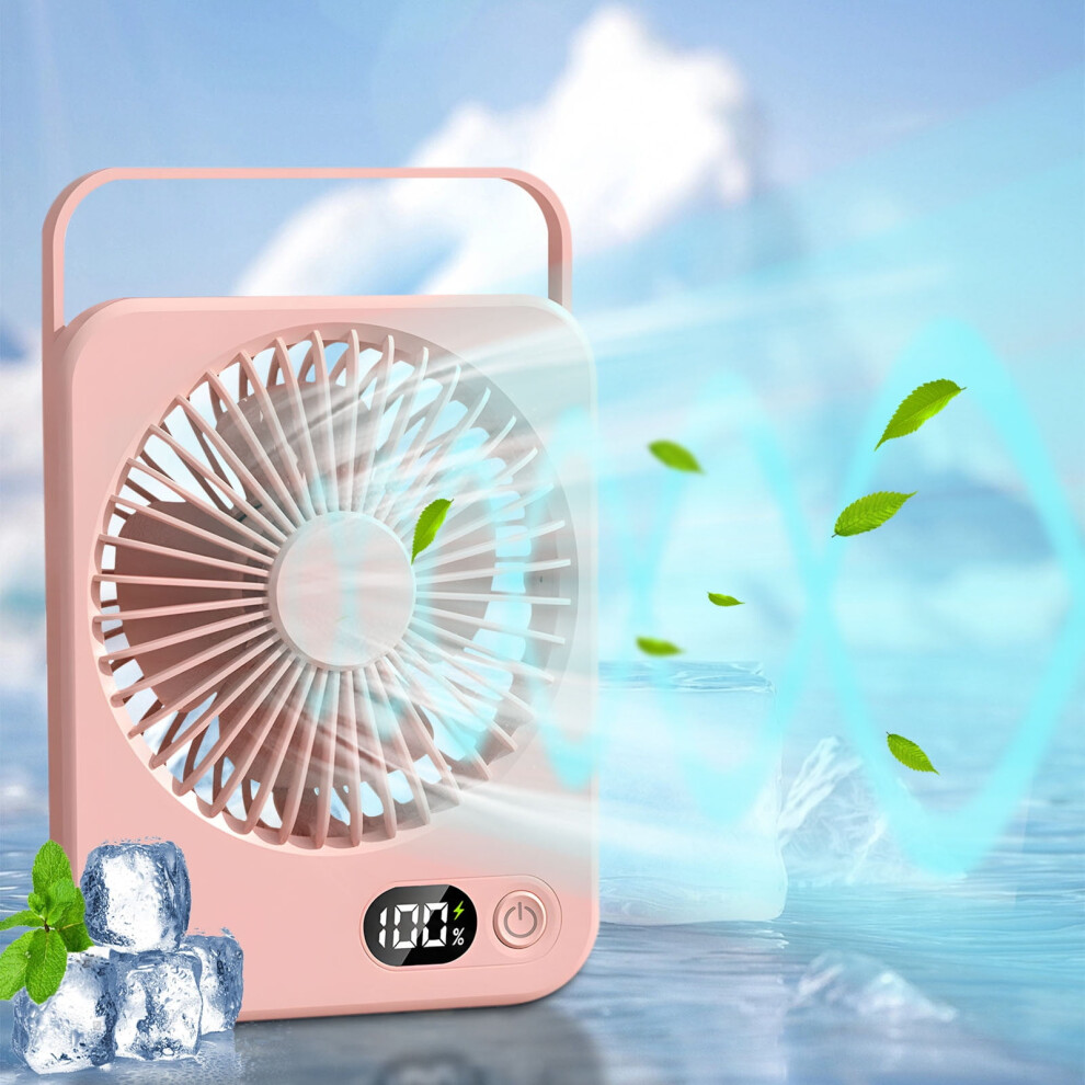 Yanhaigong Portable Handheld Fan Rechargeable Ultra-Thin 301029659676