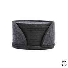 Felt Coaster Round Absorbent Cup Mat4Pack