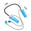 Fones de ouvido sem fio Bluetooth Zeceouar com visor digital 3