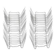 Gewächshausglasklemmen Edelstahl W-Typ 4er-Pack