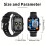 Smartklokke med Bluetooth-tilkobling og multifunksjonell funksjon 6