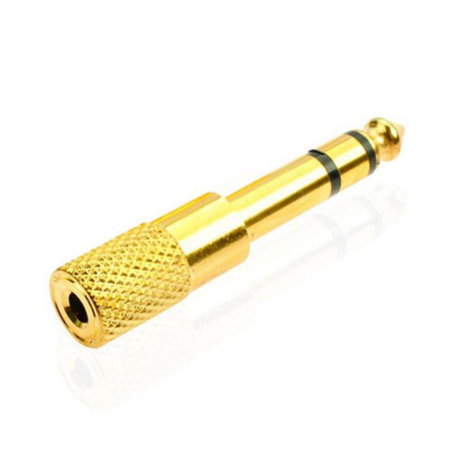 3,5 mm til 6,35 mm stereohovedtelefonadapter