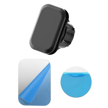 Suport magnetic pentru telefon, pătrat, 17 mm, cu bilă