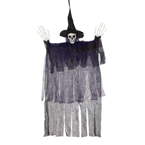 Decoração de Halloween: esqueleto/fantasma pendurado, 120 cm (47,24 polegadas)