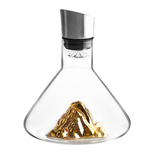 Aérateur de carafe à vin YANHAIGONG soufflé à la main, motif iceberg