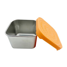 Contenitori per alimenti in acciaio inox con coperchi, 177 ml (confezione da 3)