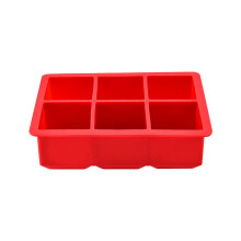 Silikonová miska na led s víkem, balení 6 kusů