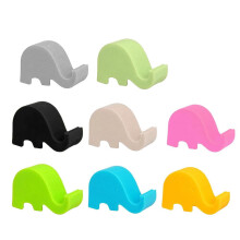 Soporte de plástico para teléfono con forma de elefante (1 unidad)