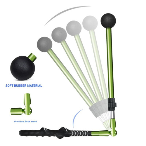 Swing Trainer Exerciser Aid Adjustable  Training Aid for Improve Hinge Forearm Rotation Shoulder Turn Black 1