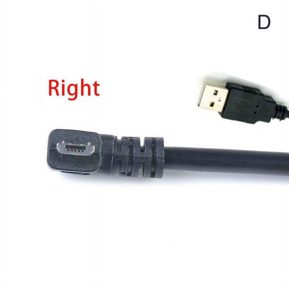 Micro Usb Cable 90-Degree Angled Left-Right Connectors 301029330858