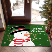 Tapis de porte Capino bonhomme de neige intérieur/extérieur 45,7 x 76,2 cm