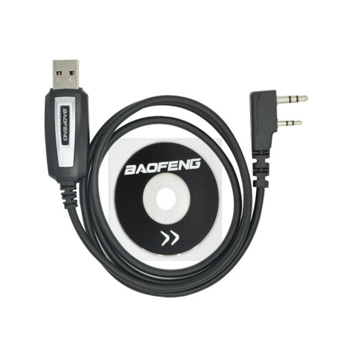 USB-ohjelmointikaapeli ja ohjelmisto-CD Baofeng UV-5R:lle