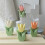 Giyblacko sojakaarsen met bloemengeur, tulpdesign, 1 stuk 7