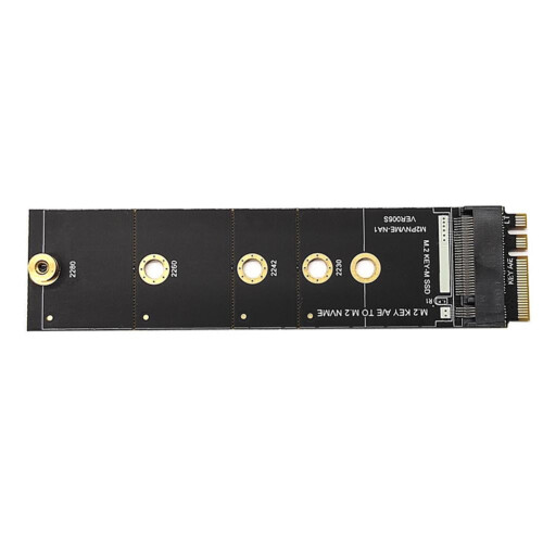 M.2 Key A auf NVMe Adapterkartensteckplatz für SSD