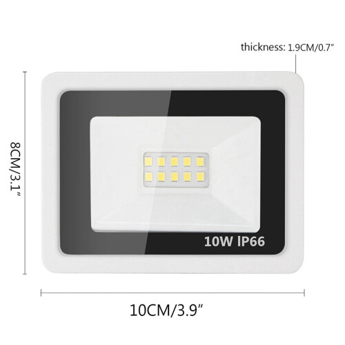 LED-utomhusspotlight 10W vattentät 1