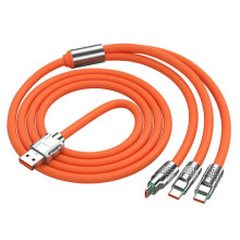 Univerzális USB töltőkábel, 3 az 1-ben gyorstöltő