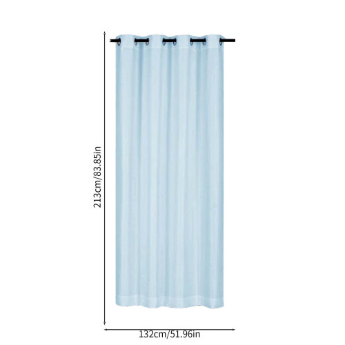White sheer curtains voile 2-panel set 2
