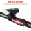 LED bicycle headlight USB rechargeable front 7