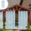 White sheer curtains voile 2-panel set 7
