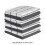 Gray Checkered Cotton Dish Cloths 8 Pcs 3