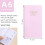 Ympuoqn Mini Notebook A6Size60Sheets 1