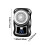 Mini barbeador elétrico portátil masculino com visor LED 3