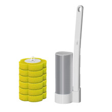 Juego de cepillos desechables para inodoro + 6 cabezales reemplazables* W3L0