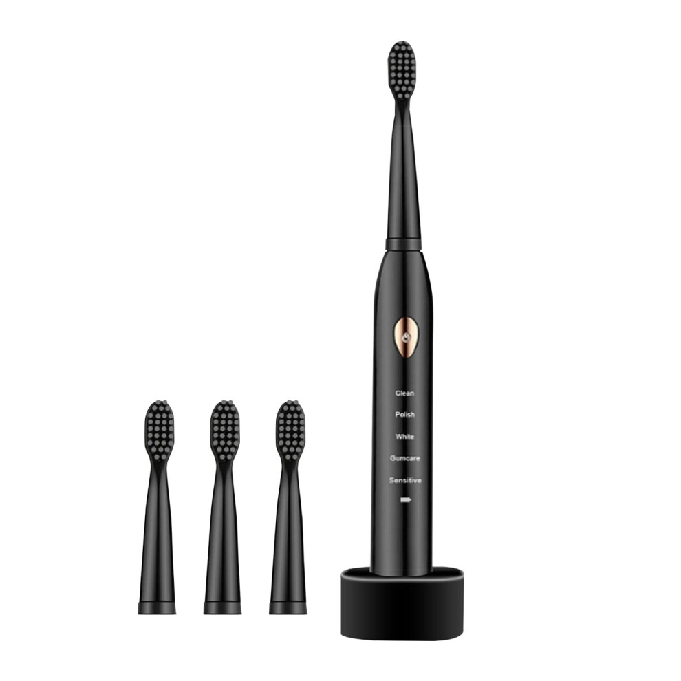 Electric Toothbrush USB Charging with 4 Brush Heads