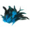 Rooster tail feathers deep blue 50 pcs 2