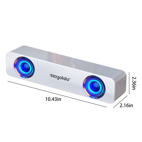 Fankiway bedrade computerluidsprekers USB desktop audio 2