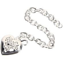 Personalized Photo Heart Locket Bracelet Adjustable