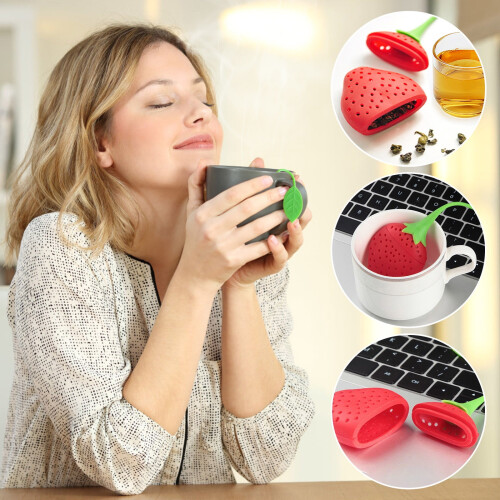 Machine à sachets de thé à la fraise Zeceouar avec passoire 1