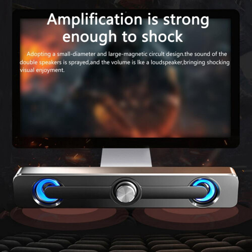 USB-voeding computerluidsprekers met 10W stereogeluid 2
