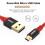 Αναστρέψιμο πλεγμένο καλώδιο micro USB, συσκευασία 3 τεμαχίων 2